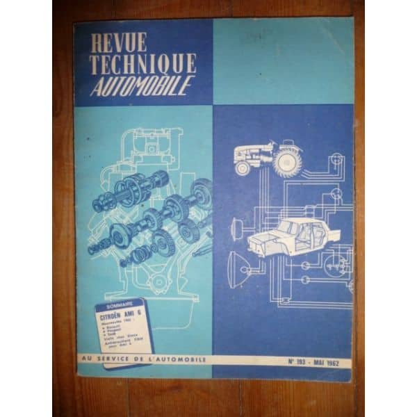 AMI 6 Revue Technique Citroen