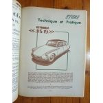 DS 19 (1) Revue Technique Citroen