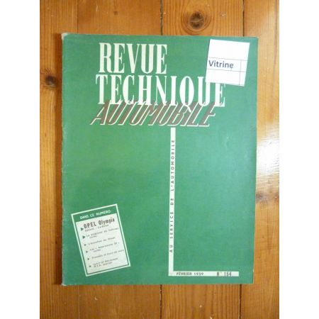 Olympia Rekord Caravan Revue Technique Opel