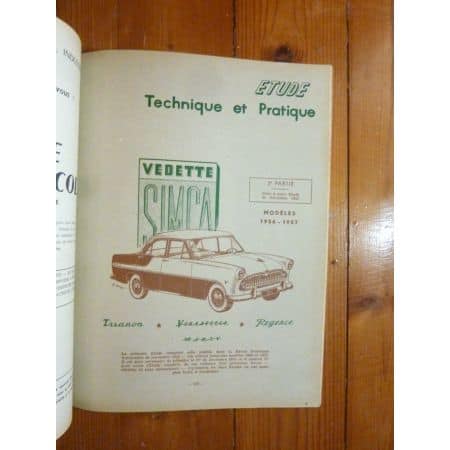 Vedette 56-57 Revue Technique Simca Talbot