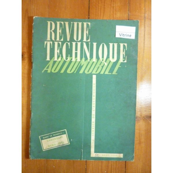 1949 DYNA 1950 Revue Technique Chevrolet Panhard