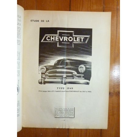 1949 DYNA 1950 Revue Technique Chevrolet Panhard