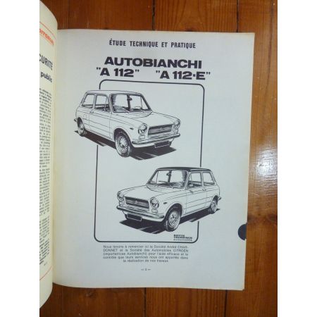 A112 Revue Technique Autobianchi
