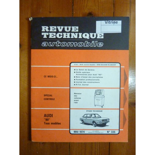 80 Revue Technique Audi