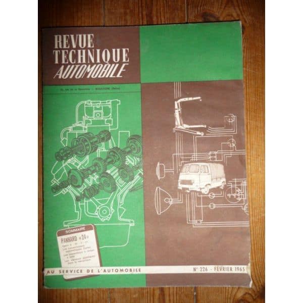 24 B BT C CT Revue Technique Panhard