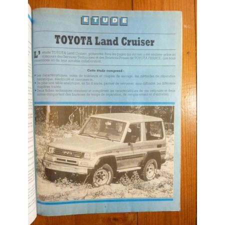 Land Cruiser LJ  Revue Technique Toyota