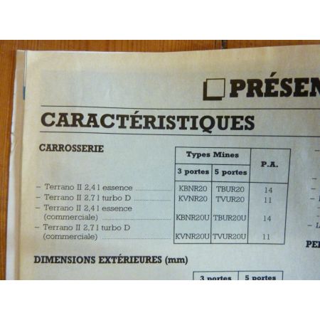 Terrano II Revue Technique Nissan