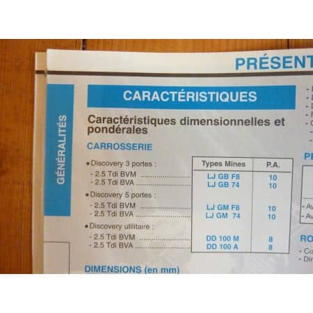 discovery Revue Technique Land Rover