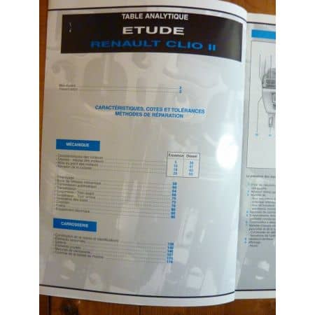 Clio 98- Revue Technique Renault