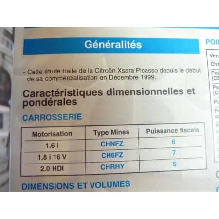 Picasso Revue Technique Citroen