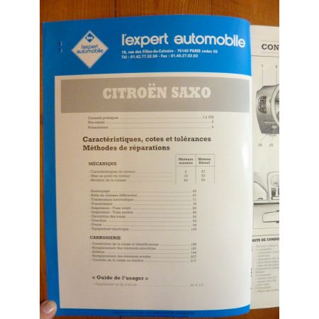 Saxo Revue Technique Citroen