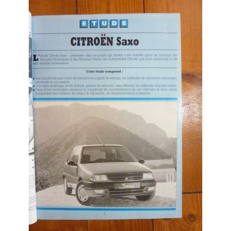 Saxo Revue Technique Citroen