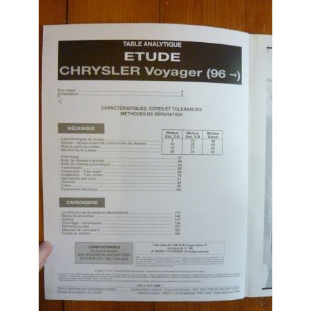 Voyager 97- Revue Technique Chrysler