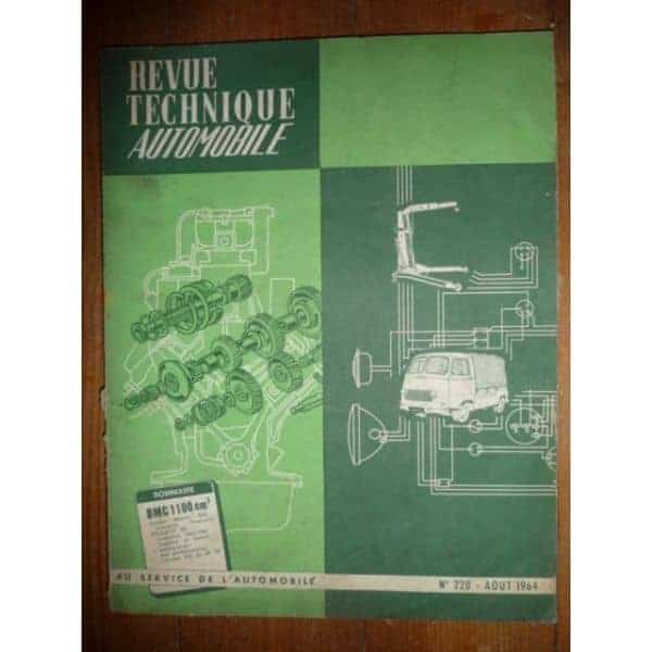 BMC 1100 Revue Technique Austin Mini Mg British Leyland