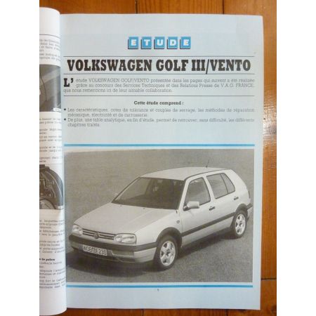 Golf Vento 92-97 Revue Technique VW