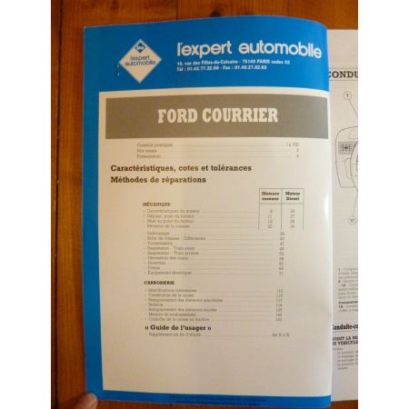 Courrier 91-96 Revue Technique Ford