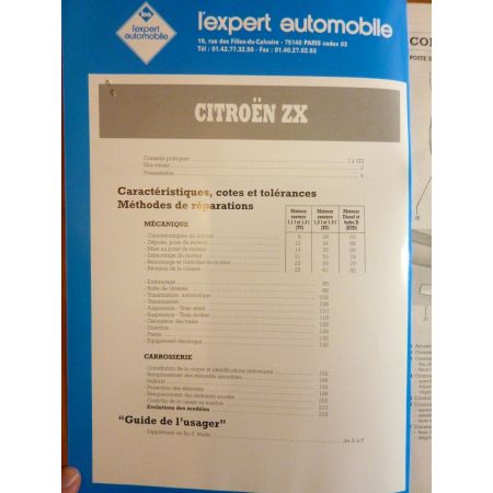 ZX 91-93 Revue Technique Citroen