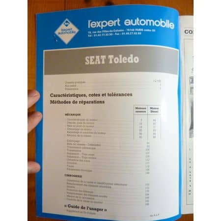 Toledo -97 Revue Technique Seat