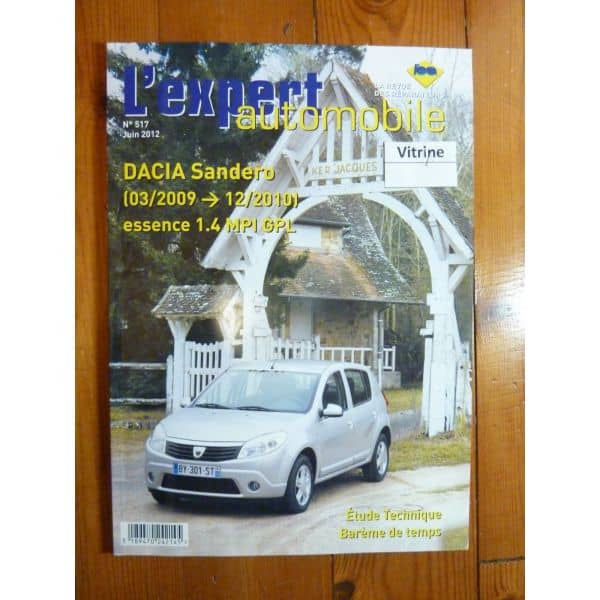 Sandero 09-10 Revue Technique Dacia