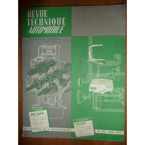 KADETT Revue Technique Opel