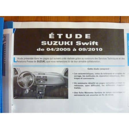 Swift  1.3 Ess Revue Technique Suzuki