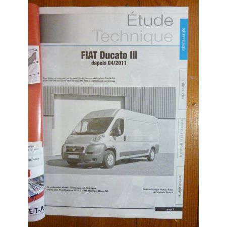 Ducato III JTD 11- Revue Technique Fiat