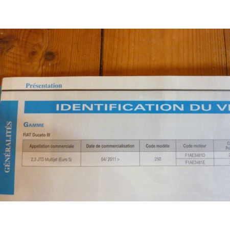 Ducato III JTD 11- Revue Technique Fiat
