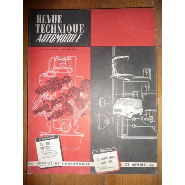 600 DAFFODIL Revue Technique Daf