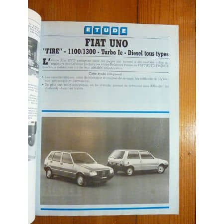 Uno Revue Technique Fiat