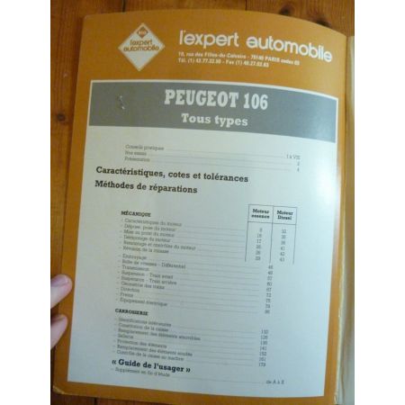 106 Revue Technique Peugeot