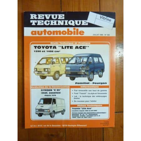 LITE ACE Revue Technique Toyota