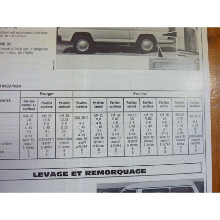 LITE ACE Revue Technique Toyota