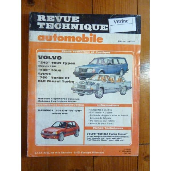 240 740 760 Revue Technique Volvo