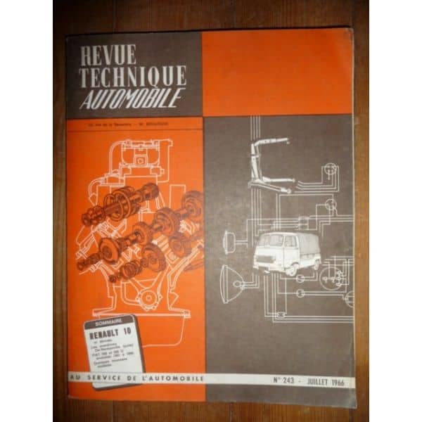 R10 R8 Revue Technique Renault