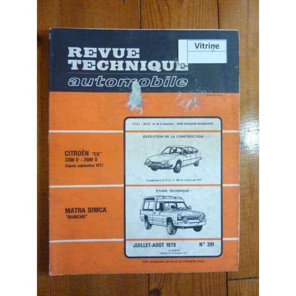 Rancho Revue Technique Matra Simca