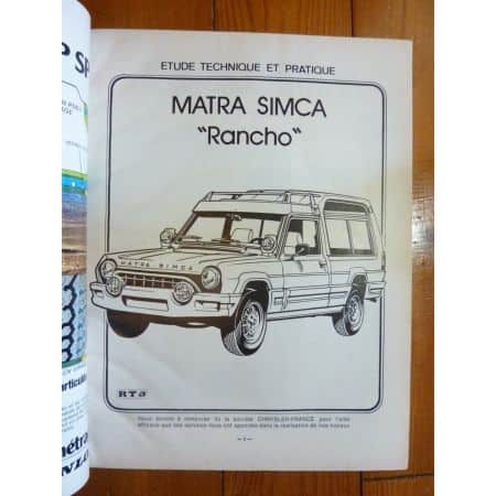 Rancho Revue Technique Matra Simca