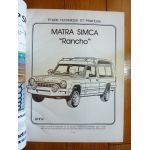 Rancho Revue Technique Matra Simca