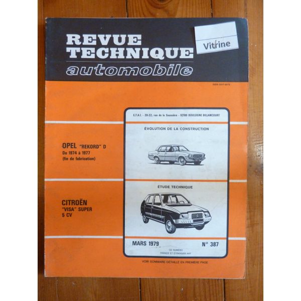 Visa Super Revue Technique Citroen