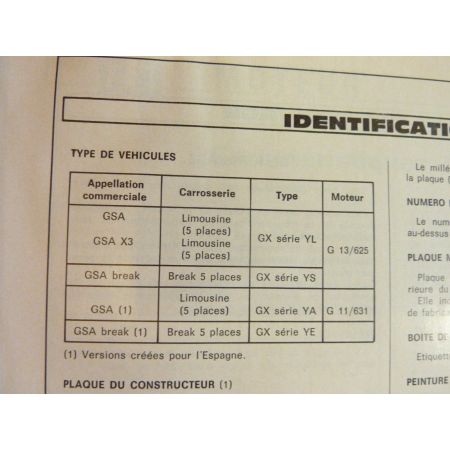 GSA Revue Technique Citroen