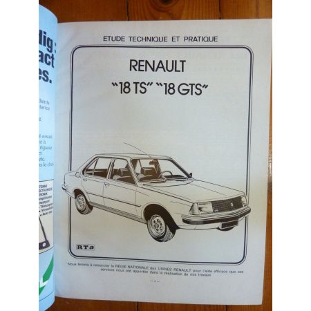 R18 TS GTS Revue Technique Renault