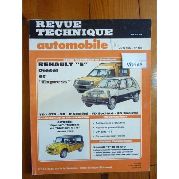 R5 Express Revue Technique Renault