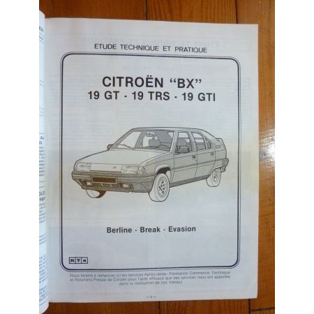 BX 19 Revue Technique Citroen
