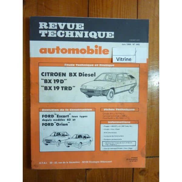 BX 19 Revue Technique Citroen