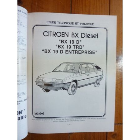 BX 19 Revue Technique Citroen
