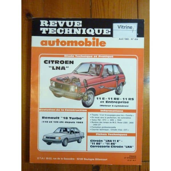 LNA 11 Revue Technique Citroen