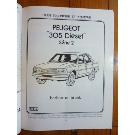 305D S2 Revue Technique Peugeot