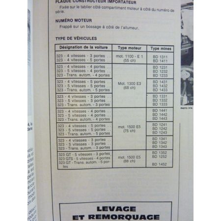 323 Traction AV Revue Technique Mazda