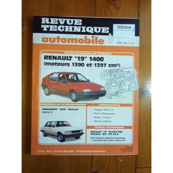 R19 1400 Revue Technique Renault