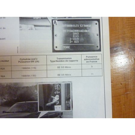 XM 4cyl Ess Revue Technique Citroen