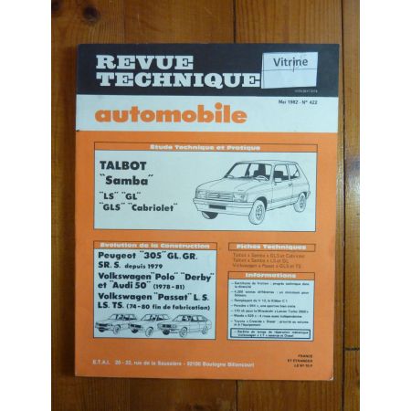 Samba Revue Technique Simca Talbot